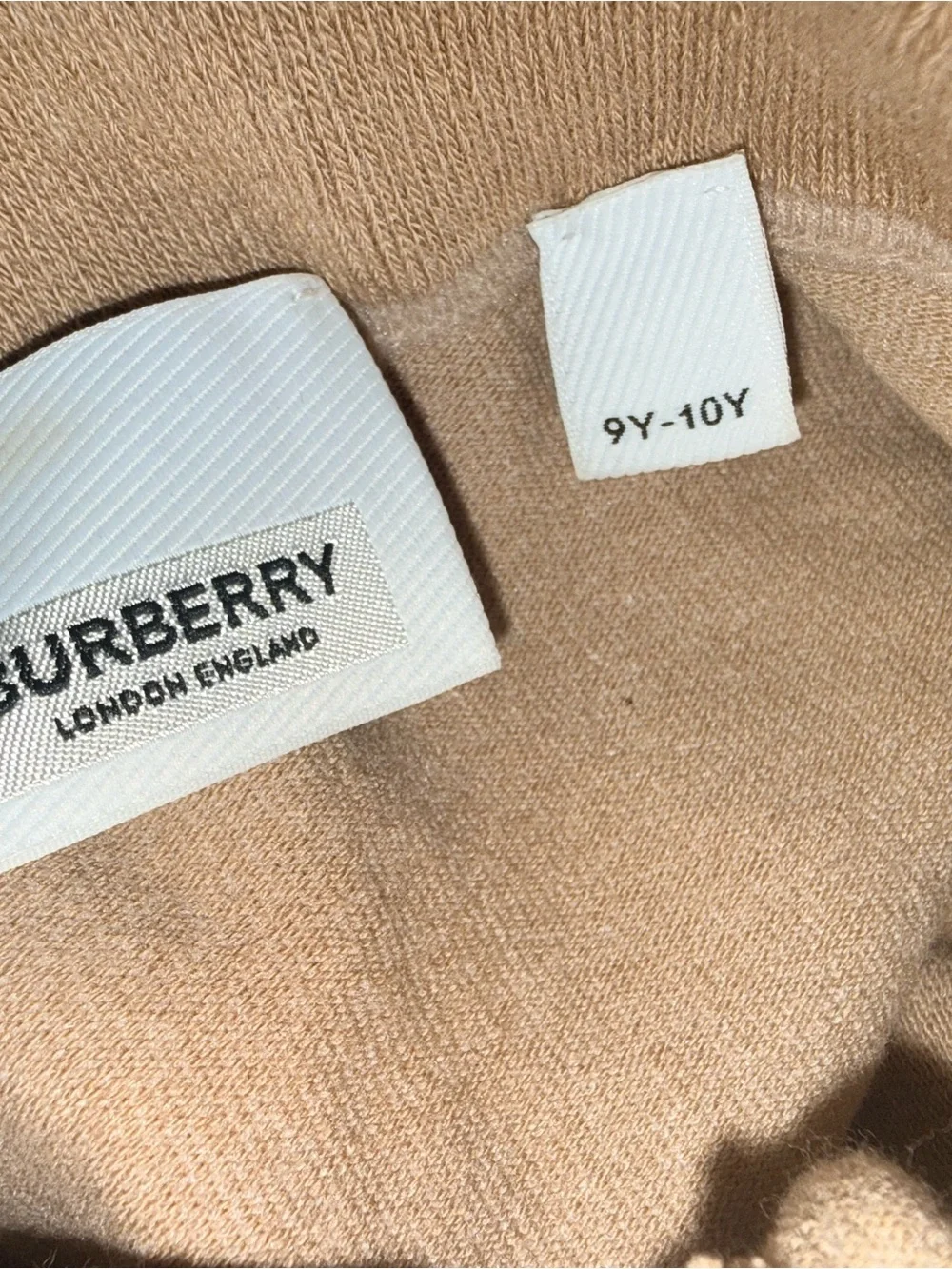 Burberry Beige Plaid TIGHTS with Black & Red Detailing AUTHENTIC